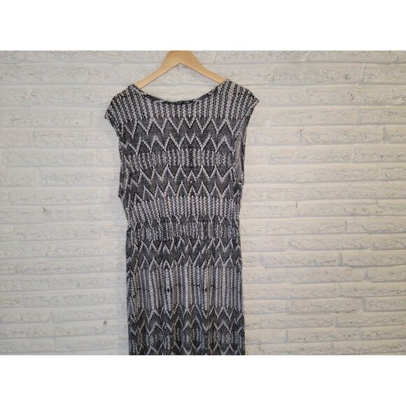 Faded Glory Womens Dress Extra Large XL Sheath Maxi Sleeveless GEO24E - Picture 7 of 9